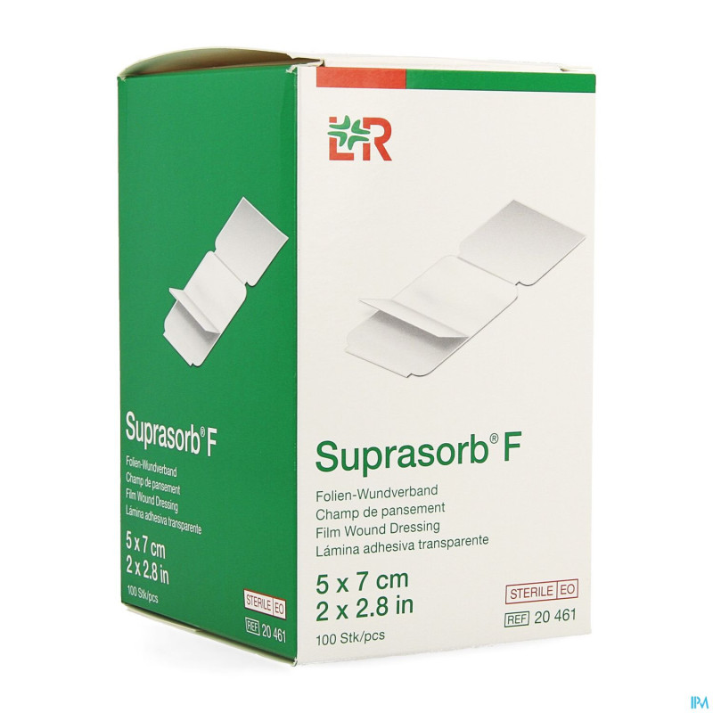 Suprasorb f film cp steril    5x 7cm 100 20461
