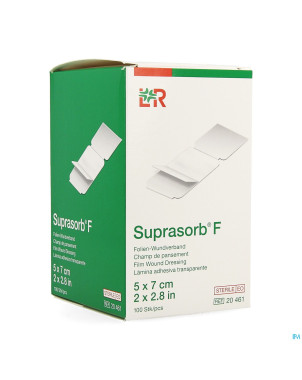 Suprasorb f film cp steril    5x 7cm 100 20461