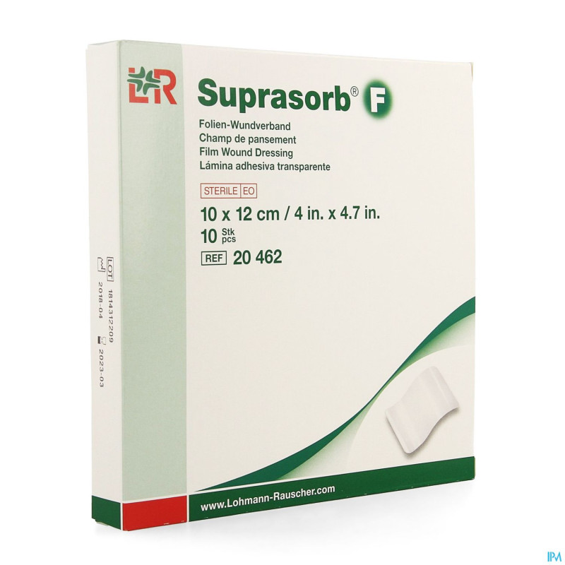 Suprasorb f film cp steril    10x12cm  10 20462