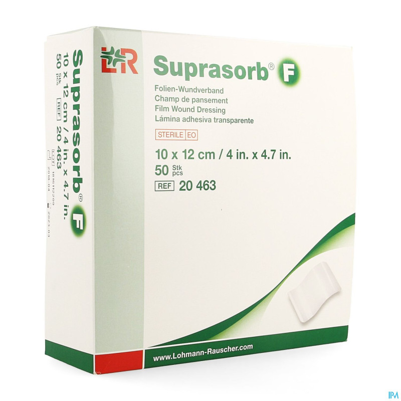 Suprasorb f film cp steril    10x12cm  50 20463