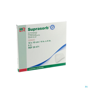 Suprasorb g gel cp steril    10x 10cm   5 20471