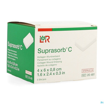 Suprasorb c cp steril    4x 6x0,8cm   5 20481
