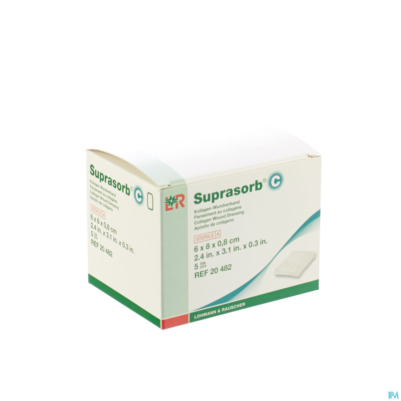 Suprasorb c cp steril    6x 8x0,8cm   5 20482