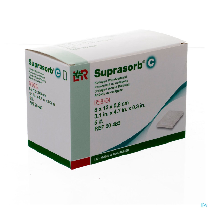 Suprasorb c cp steril    8x12x0,8cm   5 20483