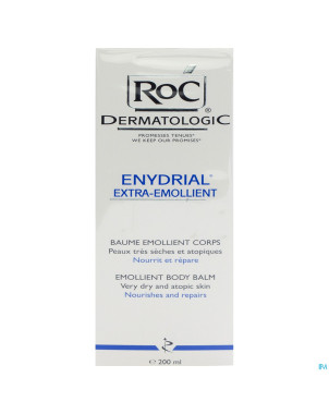 Roc enydrial extra-emollient baume corps 200ml