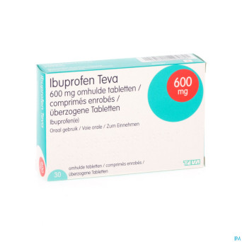Ibuprofen teva comp  30 x 600 mg