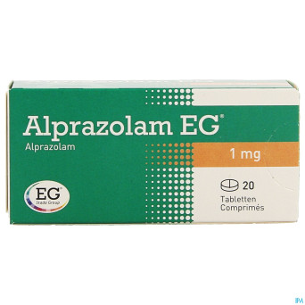 Alprazolam eg    comp 20x1,00mg