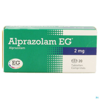 Alprazolam eg    comp 20x2,00mg