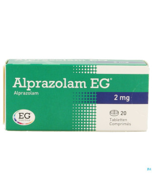 Alprazolam eg    comp 20x2,00mg