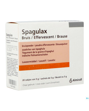 Spagulax efferv sach 20 x 5 g