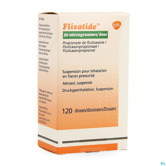 Flixotide inhalator 120 doses 50mcg