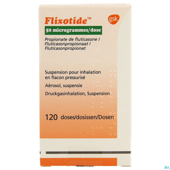 Flixotide inhalator 120 doses 50mcg