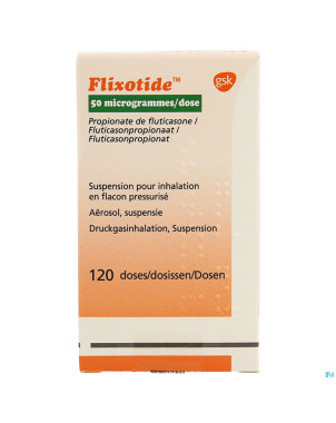 Flixotide inhalator 120 doses 50mcg