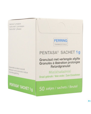 Pentasa sach gran  50 x 1 g