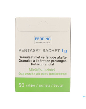Pentasa sach gran  50 x 1 g