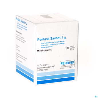 Pentasa sach gran  50 x 1 g