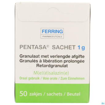 Pentasa sach gran  50 x 1 g
