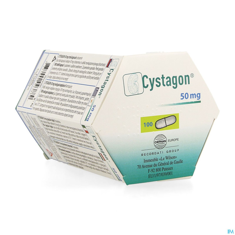 Cystagon caps 100 x 50 mg