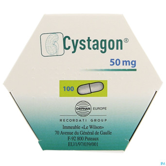 Cystagon caps 100 x 50 mg
