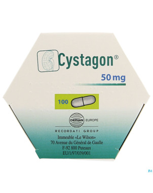 Cystagon caps 100 x 50 mg