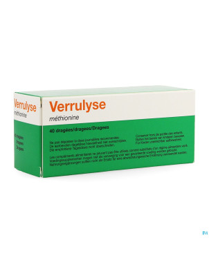 Verrulyse methionine nf drag. 40