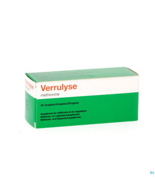 Verrulyse methionine nf drag. 40