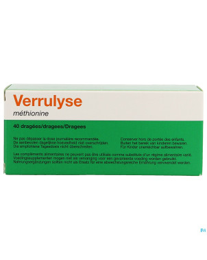 Verrulyse methionine nf drag. 40