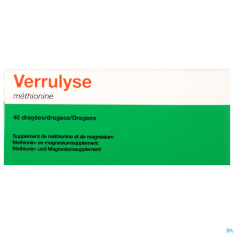 Verrulyse methionine nf drag. 40
