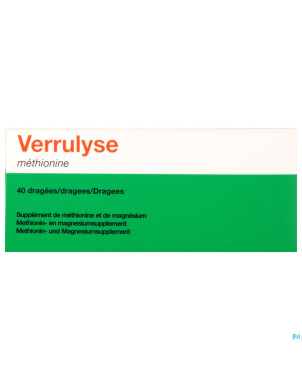 Verrulyse methionine nf drag. 40