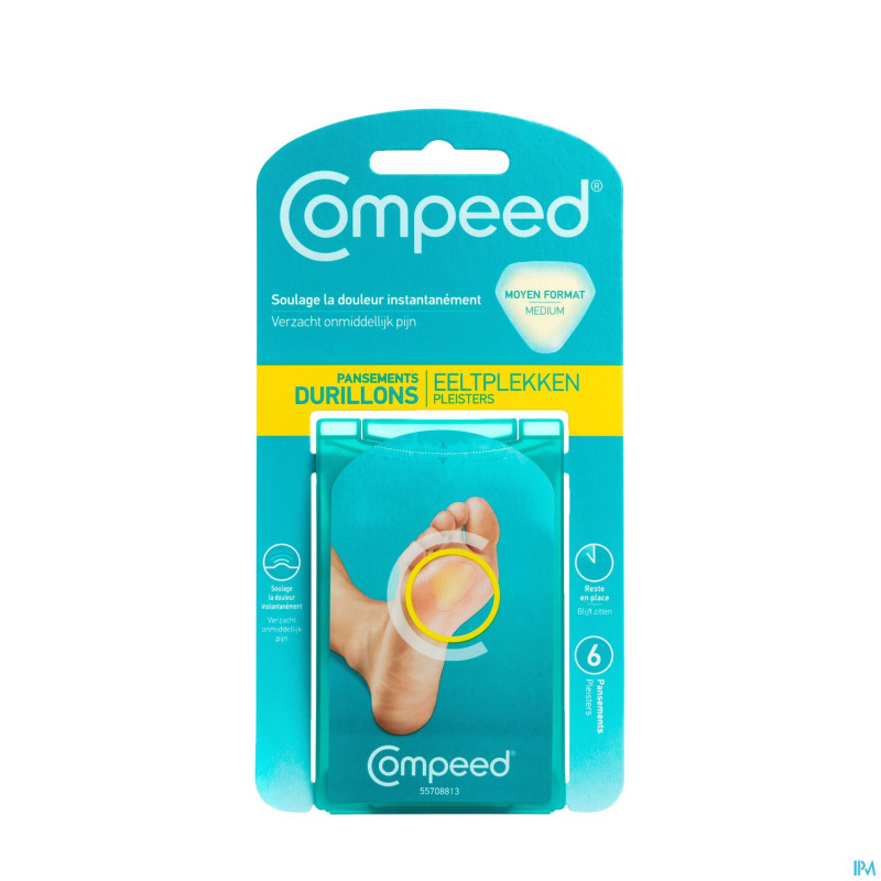 Compeed pansement durillons pieds medium  6