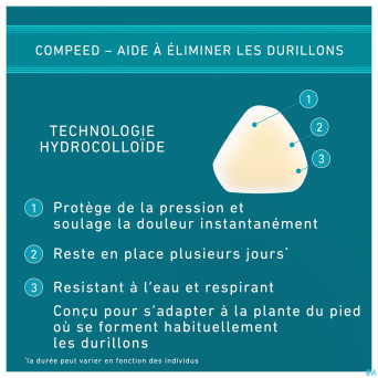 Compeed pansement durillons pieds medium  6