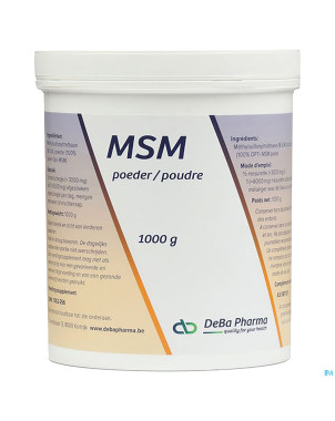 Msm pdr    soluble/ oplosb   1kg    deba