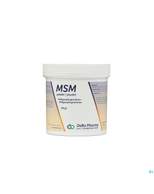 Msm pdr    soluble/ oplosb 250g    deba