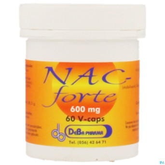 Nac n-acet.l cyst. forte    caps  60    deba
