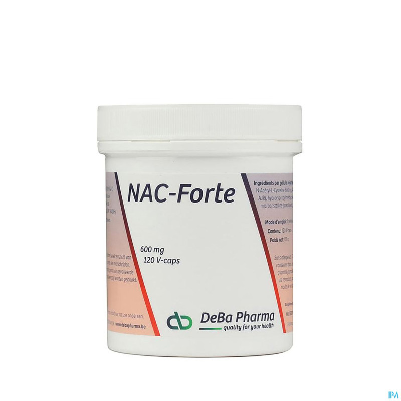 Nac n-acet.l cyst. forte    caps 120    deba