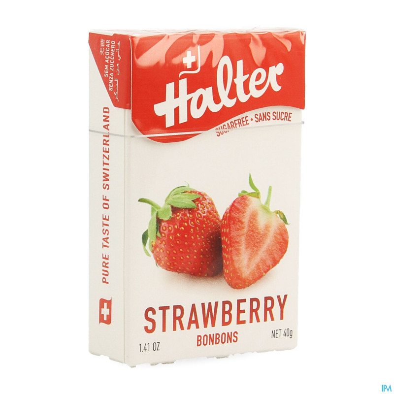 Halter bonbon fraise ss    40g
