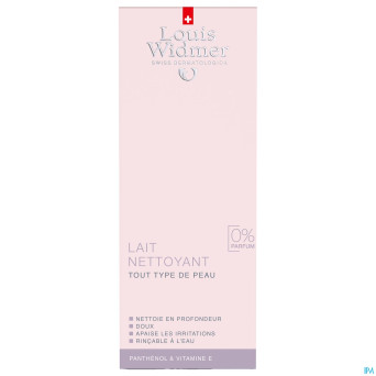 Widmer lait nettoyant n/parf    200ml