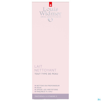 Widmer lait nettoyant parf    200ml