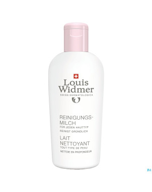 Widmer lait nettoyant parf    200ml