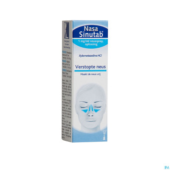 Nasasinutab spray 10 ml 0,1%