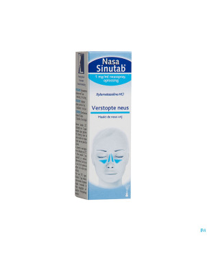 Nasasinutab spray 10 ml 0,1%