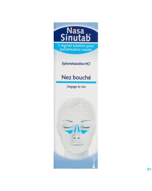 Nasasinutab spray 10 ml 0,1%
