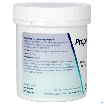 Propolis    caps 100x500mg    deba