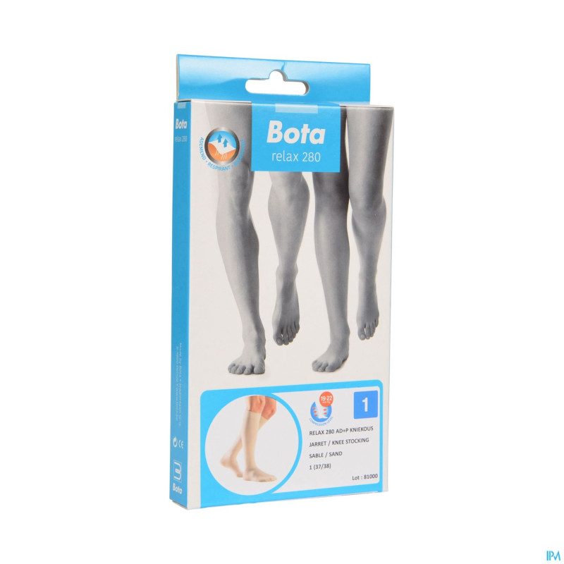 Bota relax 280 bas jarret sable n1