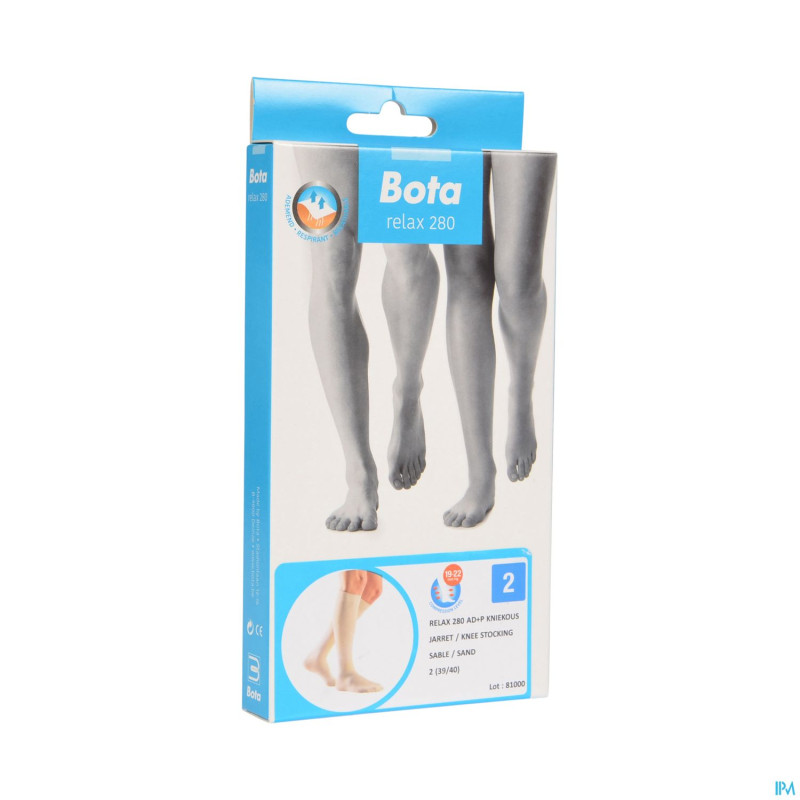 Bota relax 280 bas jarret sable n2