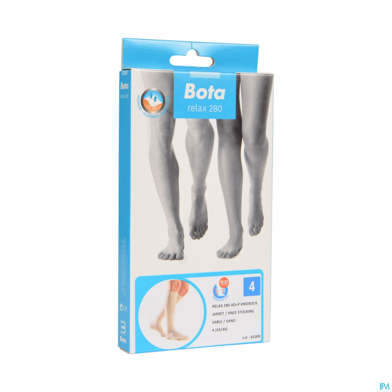 Bota relax 280 bas jarret sable n4