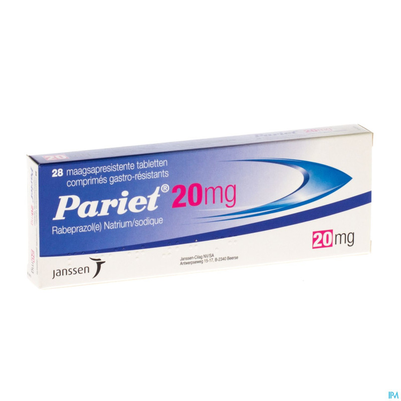 Pariet tabl 28 x 20 mg