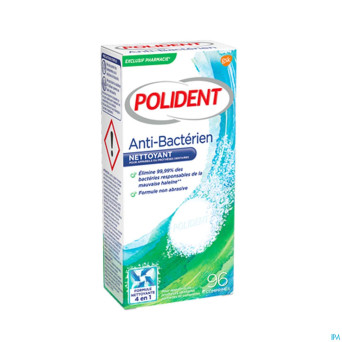 Polident a/bacterie tabl nett    30