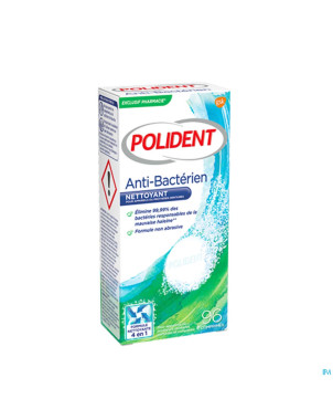 Polident a/bacterie tabl nett    30