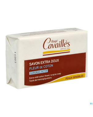Roge cavailles savon surgr.xtr doux fl.coton  150g